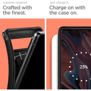 Kup Etui Spigen Rugged Armor Google Pixel 6 Matt Fekete - SPN1938BLK - {ean13} - Sklep Home Screen