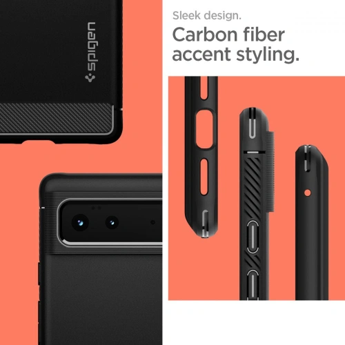 Kup Etui Spigen Rugged Armor Google Pixel 6 Matt Fekete - SPN1938BLK - {ean13} - Sklep Home Screen