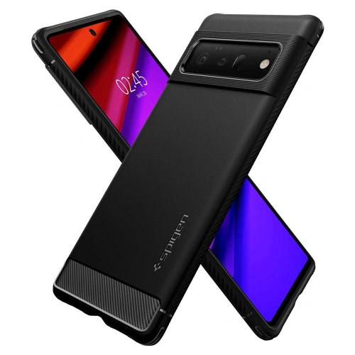 Kup Etui Spigen Rugged Armor Google Pixel 6 Pro Matt Fekete - SPN1939BLK - {ean13} - Sklep Home Screen