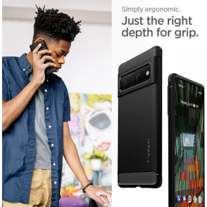Kup Etui Spigen Rugged Armor Google Pixel 6 Pro Matte Black - SPN1939BLK - {ean13} - Sklep Home Screen
