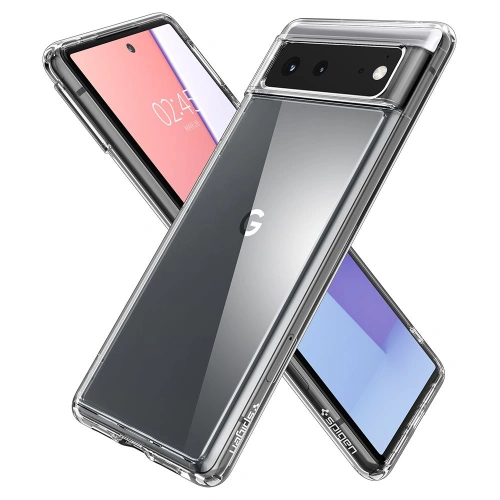 Kup Etui Spigen Ultra Hybrid Google Pixel 6 Crystal Clear - SPN1940CLR - {ean13} - Sklep Home Screen