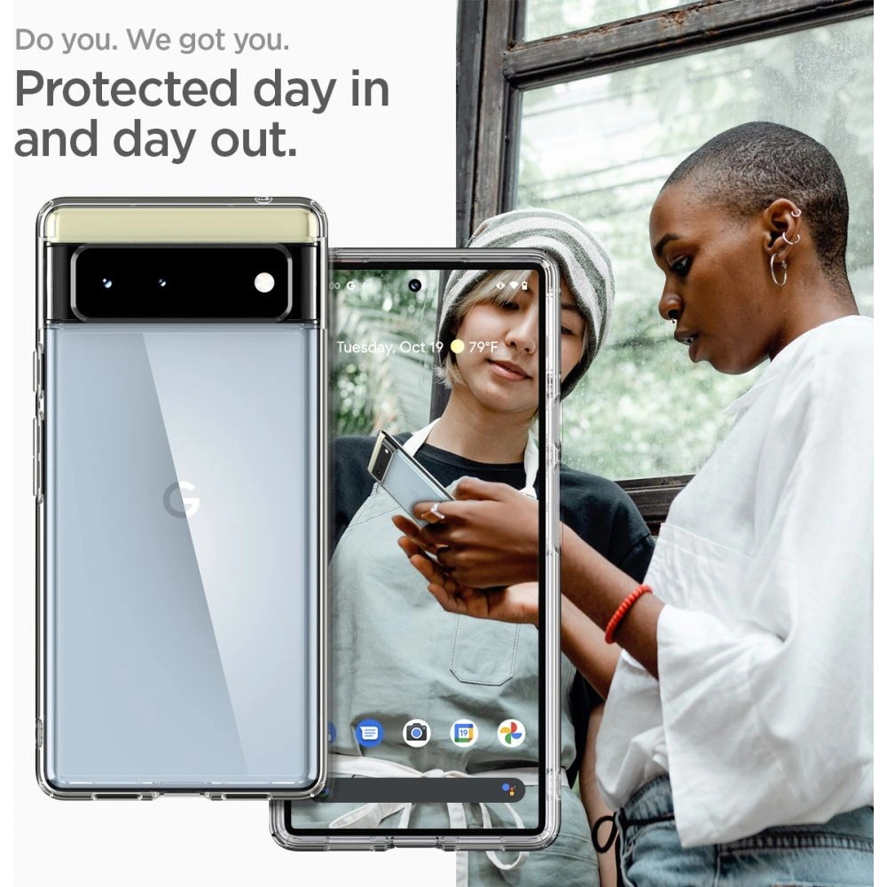 Etui Spigen Ultra Hybrid Google Pixel 6 Crystal Clear