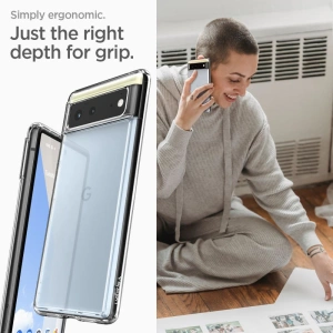 Kup Etui Spigen Ultra Hybrid Google Pixel 6 Crystal Clear - SPN1940CLR - {ean13} - Sklep Home Screen