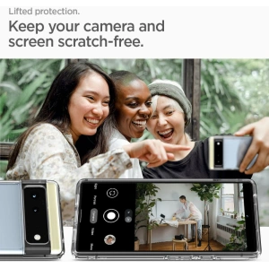 Kup Etui Spigen Ultra Hybrid Google Pixel 6 Crystal Clear - SPN1940CLR - {ean13} - Sklep Home Screen
