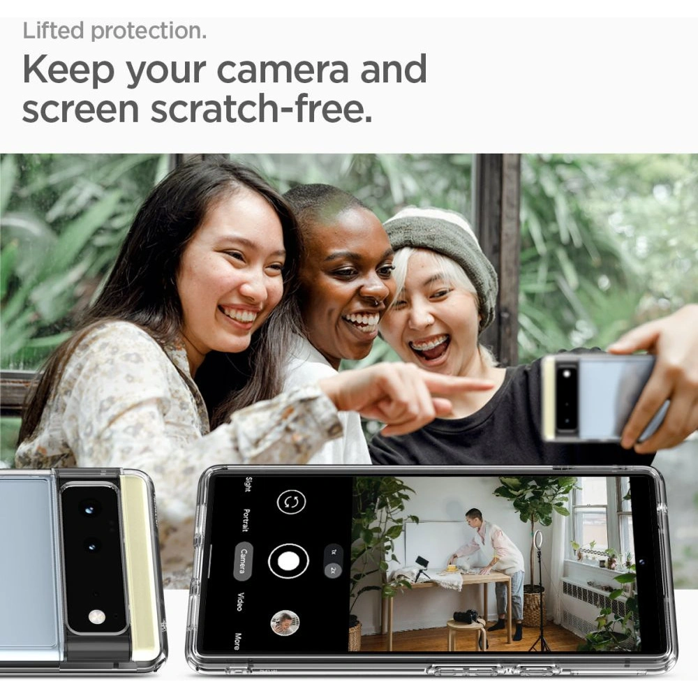 Etui Spigen Ultra Hybrid Google Pixel 6 Crystal Clear