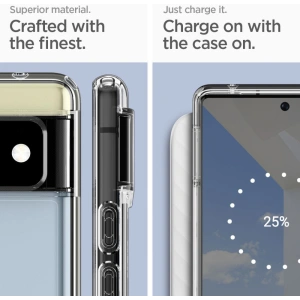 Kup Etui Spigen Ultra Hybrid Google Pixel 6 Crystal Clear - SPN1940CLR - {ean13} - Sklep Home Screen