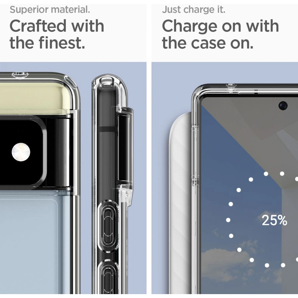 Etui Spigen Ultra Hybrid Google Pixel 6 Crystal Clear