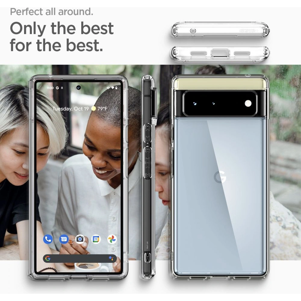 Etui Spigen Ultra Hybrid Google Pixel 6 Crystal Clear