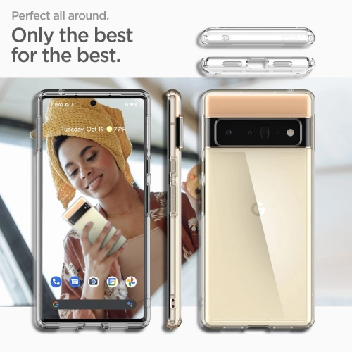 Buy Spigen Ultra Hybrid Google Pixel 6 Pro Crystal Clear - SPN1941CLR - {ean13} - Home Screen Store Europe