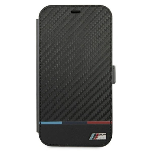 Kup Etui BMW BMBKP13XPUCARTCBK Apple iPhone 13 Pro Max negru/black bookcase M Collection PU Carbon Stripe - BMW228BLK - {ean13} - Sklep Home Screen