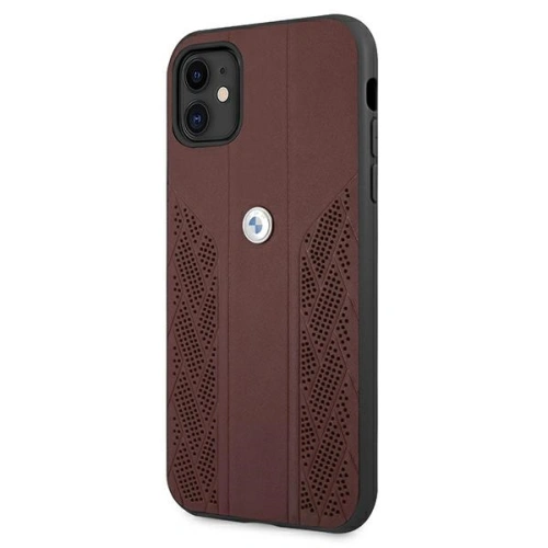 Kup Etui BMW BMHCN61RSPPR Apple iPhone 11 červený/red hardcase Leather Curve Perforate - BMW229RED - {ean13} - Sklep Home Screen