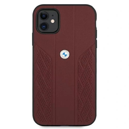 Kup Etui BMW BMHCN61RSPPR Apple iPhone 11 červený/red hardcase Leather Curve Perforate - BMW229RED - {ean13} - Sklep Home Screen