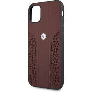 Kup Etui BMW BMHCN61RSPPR Apple iPhone 11 piros/piros kemény tok Leather Curve Perforate - BMW229RED - {ean13} - Sklep Home Screen