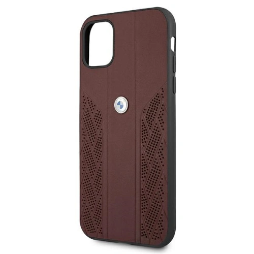 Kup Etui BMW BMHCN61RSPPR Apple iPhone 11 červený/red hardcase Leather Curve Perforate - BMW229RED - {ean13} - Sklep Home Screen