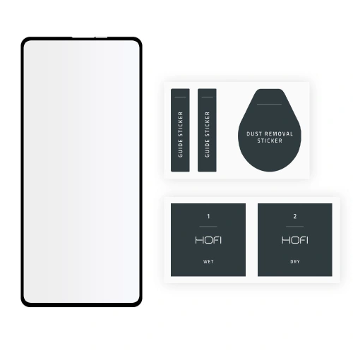 Kup Gehärtetes Glas Hofi Glass Pro+ Realme 8i Schwarz - HOFI159BLK - {ean13} - Sklep Home Screen
