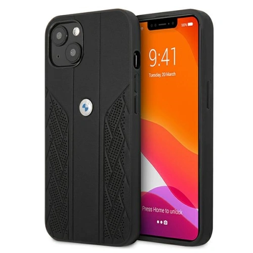 Kup Etui BMW BMHCP13MRSPPK Apple iPhone 13 fekete/black hardcase Leather Curve Perforate - BMW232BLK - {ean13} - Sklep Home Screen