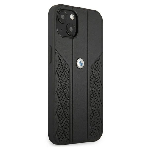 Kup Etui BMW BMHCP13MRSPPK Apple iPhone 13 negru/black hardcase Leather Curve Perforate - BMW232BLK - {ean13} - Sklep Home Screen