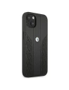 Buy BMW BMHCP13MRSPPK Apple iPhone 13 black hardcase Leather Curve Perforate - BMW232BLK - {ean13} - Home Screen Store Europe