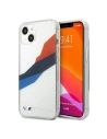 Case BMW BMHCP13MSKTGT Apple iPhone 13 transparentes Hardcase Motorsport Tricolor