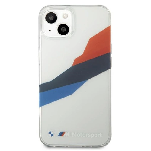 Kup Case BMW BMHCP13MSKTGT Apple iPhone 13 transparentes Hardcase Motorsport Tricolor - BMW233CL - {ean13} - Sklep Home Screen