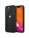 Case BMW BMHCP13SRSPPK Apple iPhone 13 mini schwarz/hardcase Leather Curve Perforate
