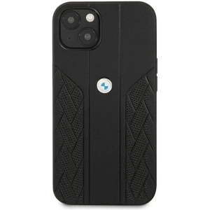 Kup Case BMW BMHCP13SRSPPK Apple iPhone 13 mini schwarz/hardcase Leather Curve Perforate - BMW234BLK - {ean13} - Sklep Home Screen