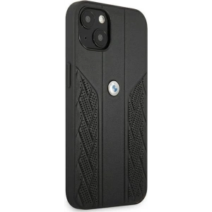Kup Case BMW BMHCP13SRSPPK Apple iPhone 13 mini schwarz/hardcase Leather Curve Perforate - BMW234BLK - {ean13} - Sklep Home Screen