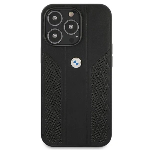 Kup Etui BMW BMHCP13XRSPPK Apple iPhone 13 Pro Max černý/black hardcase Leather Curve Perforate - BMW236BLK - {ean13} - Sklep Home Screen
