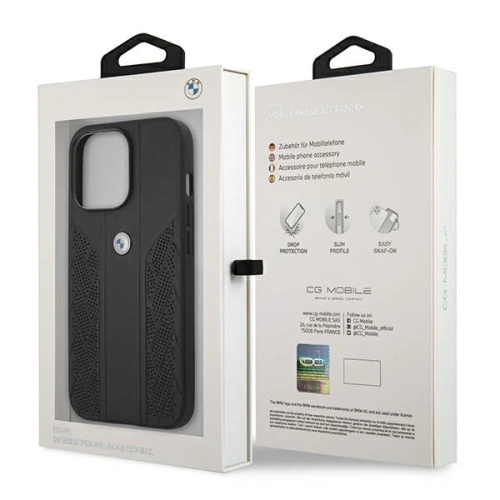 Kup Etui BMW BMHCP13XRSPPK Apple iPhone 13 Pro Max černý/black hardcase Leather Curve Perforate - BMW236BLK - {ean13} - Sklep Home Screen