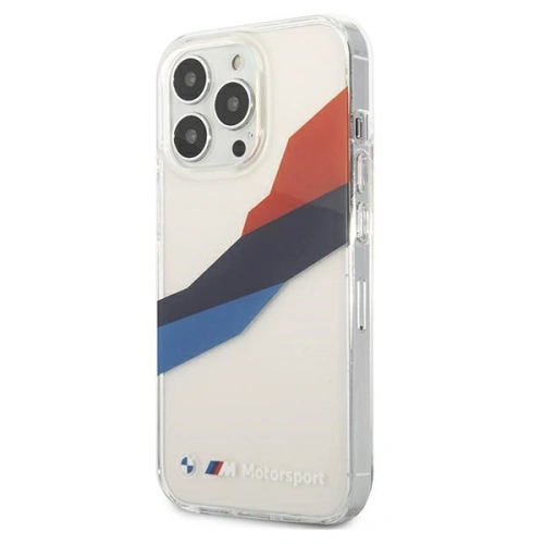 Kup Etui BMW BMHCP13XSKTGT Apple iPhone 13 Pro Max transparent hardcase Motorsport Tricolor - BMW237CL - {ean13} - Sklep Home Screen