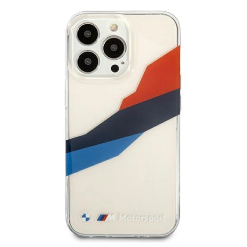 Kup Etui BMW BMHCP13XSKTGT Apple iPhone 13 Pro Max transparent hardcase Motorsport Tricolor - BMW237CL - {ean13} - Sklep Home Screen