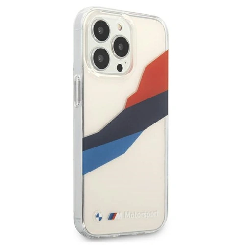 Kup Etui BMW BMHCP13XSKTGT Apple iPhone 13 Pro Max transparent hardcase Motorsport Tricolor - BMW237CL - {ean13} - Sklep Home Screen