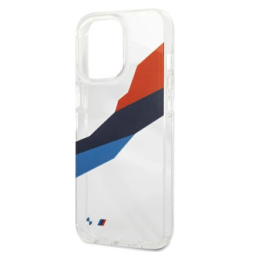 Kup Etui BMW BMHCP13XSKTGT Apple iPhone 13 Pro Max carcasă transparentă hardcase Motorsport Tricolor - BMW237CL - {ean13} - Sklep Home Screen
