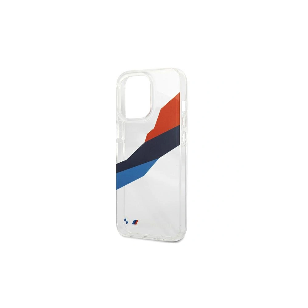 Etui BMW BMHCP13XSKTGT Apple iPhone 13 Pro Max transparent hardcase Motorsport Tricolor