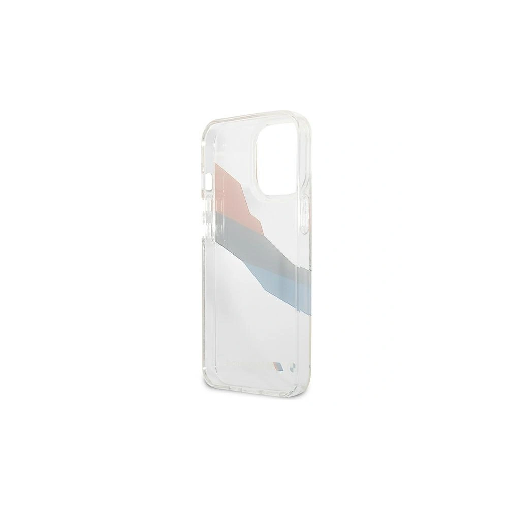 Etui BMW BMHCP13XSKTGT Apple iPhone 13 Pro Max transparent hardcase Motorsport Tricolor