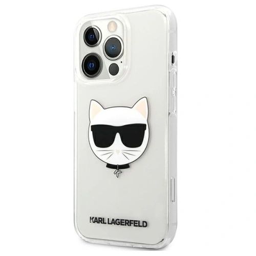 Buy Karl Lagerfeld KLHCP13LCTR Apple iPhone 13 Pro hardcase transparent Choupette Head - KLD702CL - {ean13} - Home Screen Store Europe