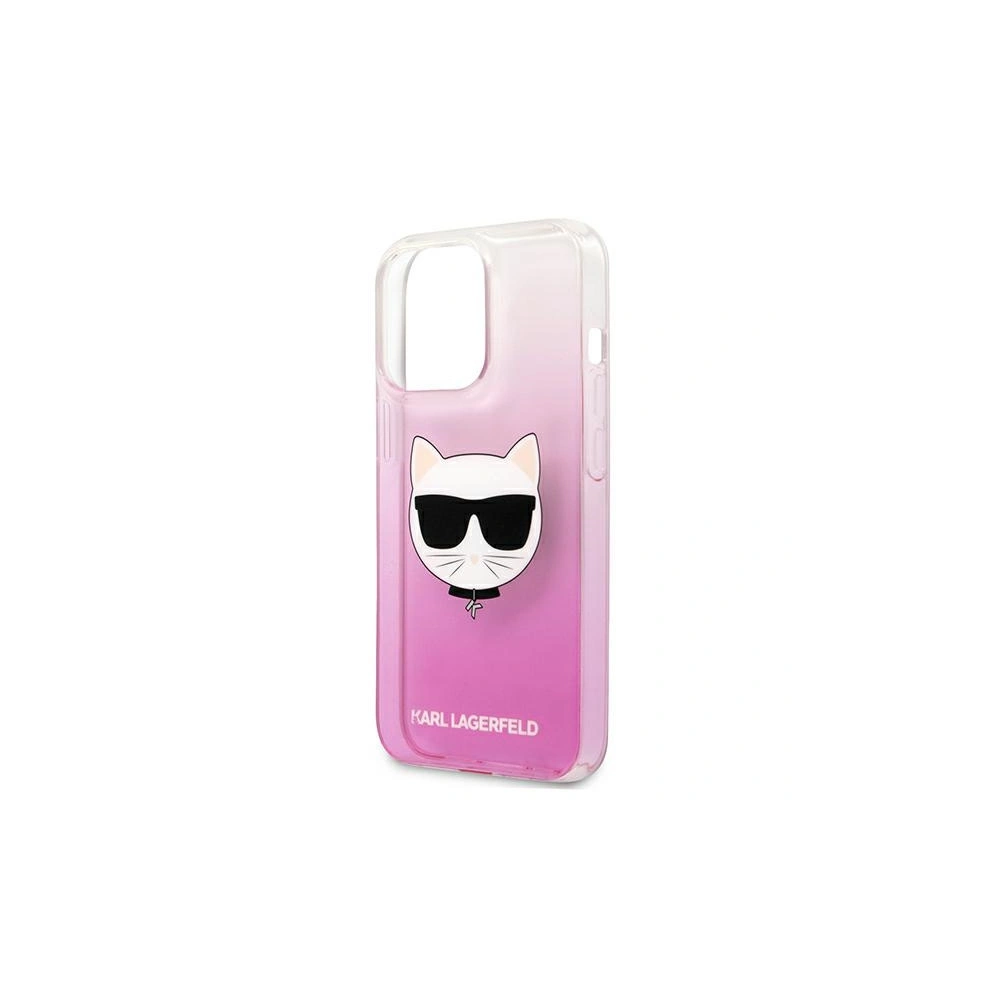 Etui Karl Lagerfeld KLHCP13LCTRP Apple iPhone 13 Pro hardcase różowy/pink Choupette Head