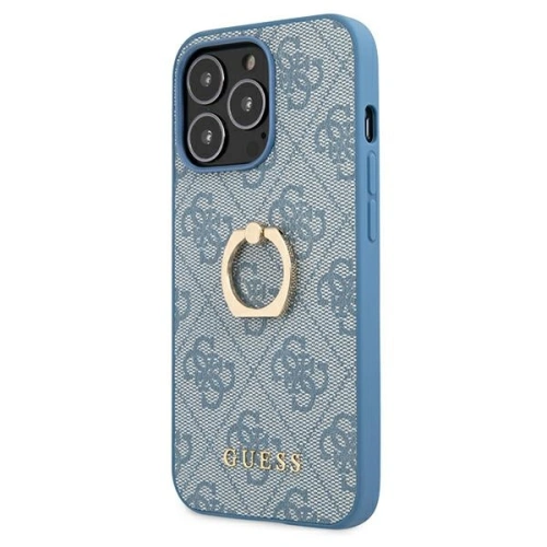 Kup Etui Guess GUHCP13L4GMRBL Apple iPhone 13 Pro albastru/blue hardcase 4G cu suport pentru inel - GUE1351BLU - {ean13} - Sklep Home Screen