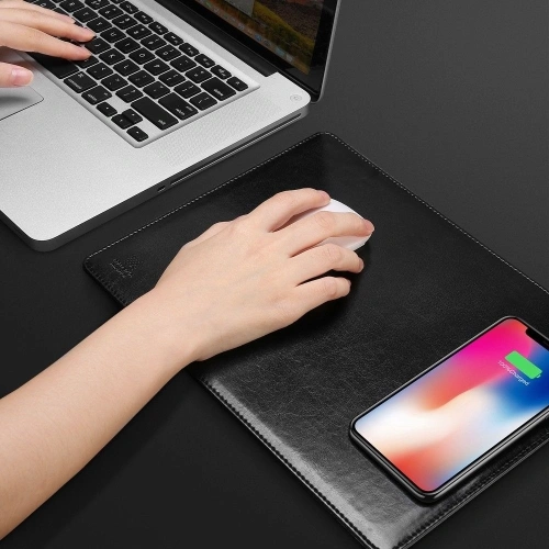 Kup Podložka pod myš s indukční nabíječkou Dux Ducis Mouse Pad C4 Black - DDS206BLK - {ean13} - Sklep Home Screen