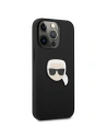 Kup Case Karl Lagerfeld KLHCP13LPKMK Apple iPhone 13 Pro schwarz/black hardcase Leder Ikonik Karls Kopf Metall - KLD711BLK - {ean13} - Sklep Home Screen