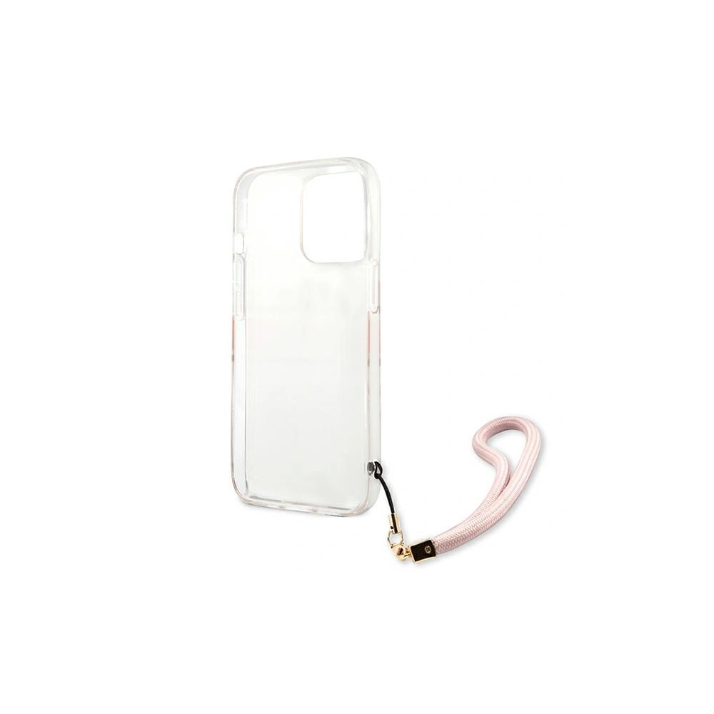 Etui Guess GUHCP13LKMABPI Apple iPhone 13 Pro różowy/pink hardcase Marble Strap Collection