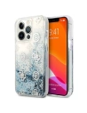 Etui Guess GUHCP13LLGPEBL Apple iPhone 13 Pro kék/hardcase Peony Liquid Glitter