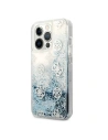 Kup Etui Guess GUHCP13LLGPEBL Apple iPhone 13 Pro albastru/blue hardcase Peony Liquid Glitter - GUE1358BLU - {ean13} - Sklep Home Screen