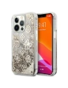 Etui Guess GUHCP13LLGPEGO Apple iPhone 13 Pro arany/hardcase Peony Liquid Glitter