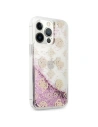 Kup Etui Guess GUHCP13LLGPEPI Apple iPhone 13 Pro różowy/pink hardcase Peony Liquid Glitter - GUE1360PNK - {ean13} - Sklep Home Screen