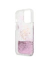 Kup Etui Guess GUHCP13LLGPEPI Apple iPhone 13 Pro różowy/pink hardcase Peony Liquid Glitter - GUE1360PNK - {ean13} - Sklep Home Screen