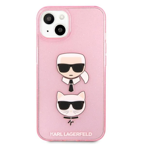 Kup Etui Karl Lagerfeld KLHCP13MKCTUGLP Apple iPhone 13 różowy/pink hardcase Glitter Karl`s & Choupette - KLD716PNK - {ean13} - Sklep Home Screen