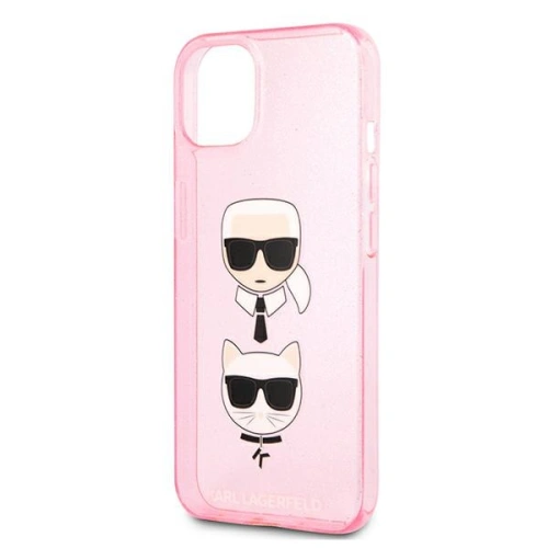 Kup Etui Karl Lagerfeld KLHCP13MKCTUGLP Apple iPhone 13 różowy/pink hardcase Glitter Karl`s & Choupette - KLD716PNK - {ean13} - Sklep Home Screen