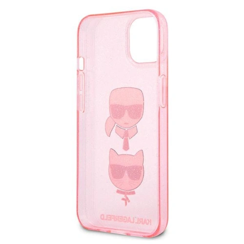 Kup Etui Karl Lagerfeld KLHCP13MKCTUGLP Apple iPhone 13 różowy/pink hardcase Glitter Karl`s & Choupette - KLD716PNK - {ean13} - Sklep Home Screen