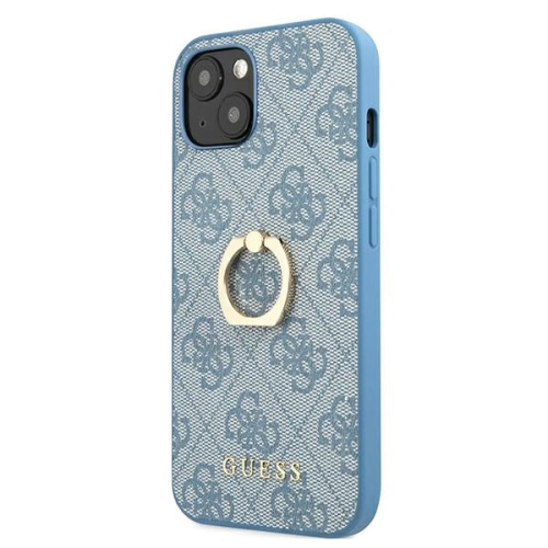 Kup Etui Guess GUHCP13M4GMRBL Apple iPhone 13 albastru/blue hardcase 4G cu suport pentru deget - GUE1363BLU - {ean13} - Sklep Home Screen